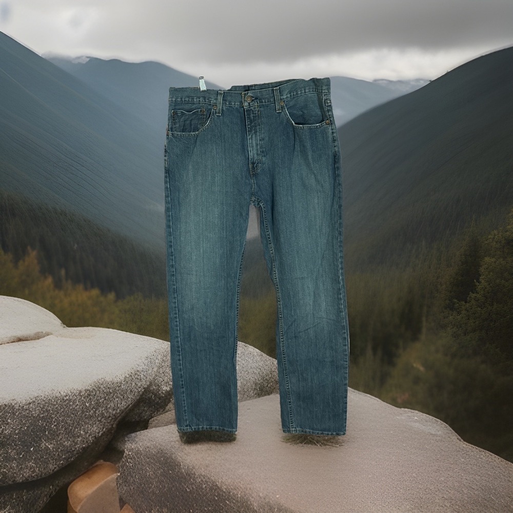 Levi's 559‎ Relaxed Straight Jeans Men's 36x34 Blue Denim Medium Wash